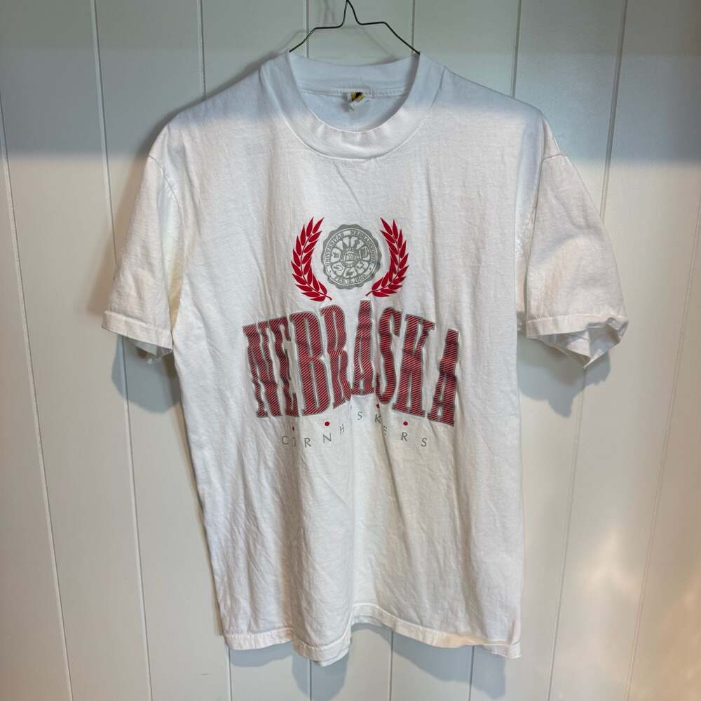 Vintage Velva Sheen University of Nebraska Cornhuskers T-Shirt Large